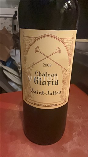 Bordeaux Saint-Julien 0 Château Gloria 2008
