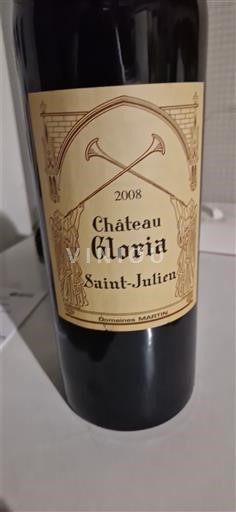 Bordeaux Saint-Julien 0 Château Gloria 2008