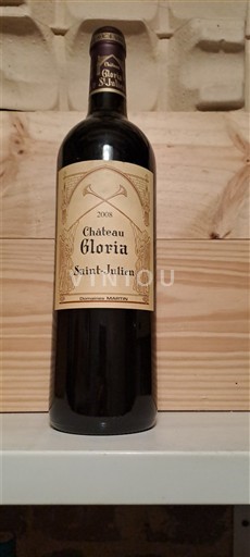 Burdeos Saint-Julien 0 Château Gloria 2008