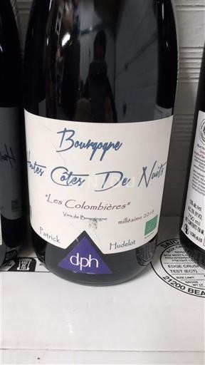 Bourgogne Hautes Côtes de Nuits Domaine Patrick Hudelot Les Colombières 2018