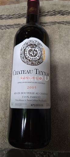 Burdeos Saint-Julien 0 Château Teynac 2005