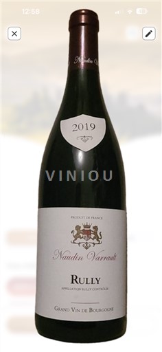 Borgoña Rully Naudin Varrault 2019
