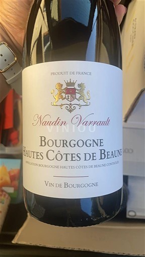 Vin Rouge sec Naudin Varrault Non millésimé France Bourgogne Hautes Côtes de beaune AOC