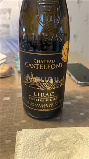 Vallée du Rhône Lirac Chateau Castelfont Vieilles Vignes Non Millésimé