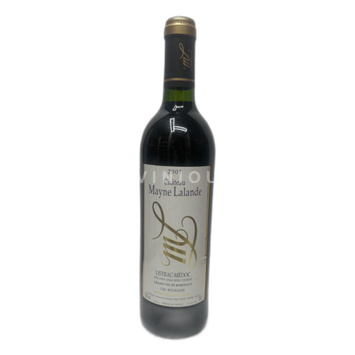 Bordeaux Listrac-Médoc Château Mayne Lalande 2001