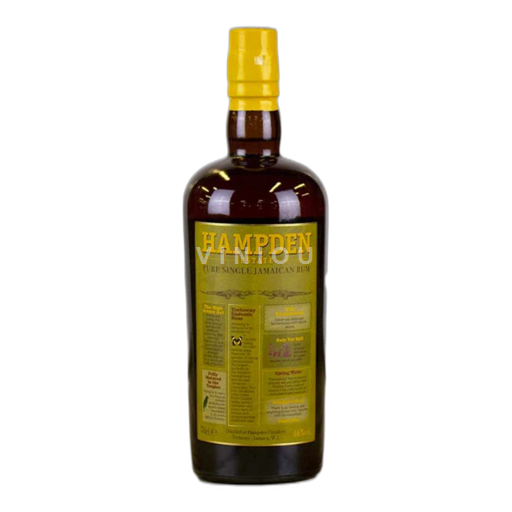 Rhum Vieux HAMPDEN ESTATE HAMPDEN 8a Jamaïque Cornwall Parish de Trelawny