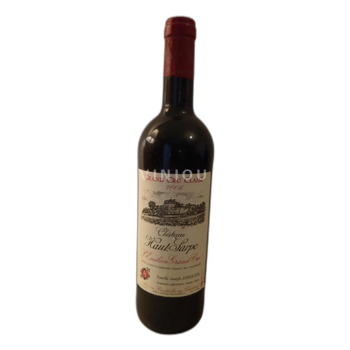Bordeaux Saint-Émilion Grand Cru Château Haut-Sarpe 2006