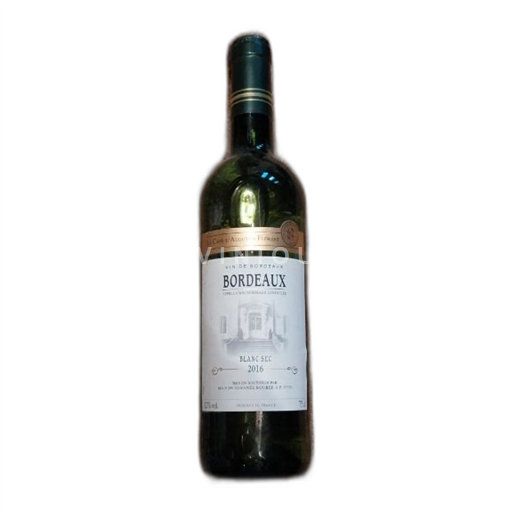 Bordeaux Maison Johanès Boubée Blanc Sec 2016