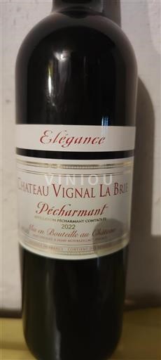 Sud-Ovest Pécharmant Chateau Vignal La Brie Élégance 2022