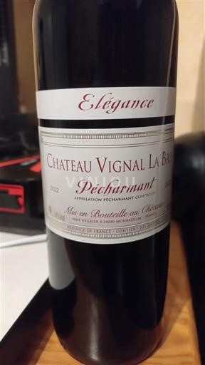 Tây Nam Pécharmant Chateau Vignal La Brie Élégance 2022