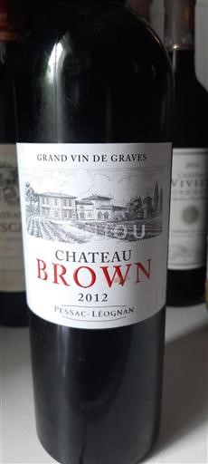 Bordéus Pessac-Léognan Château Brown 2012
