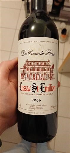 Bordeaux Lussac-Saint-Émilion La Croix du Parc 2006