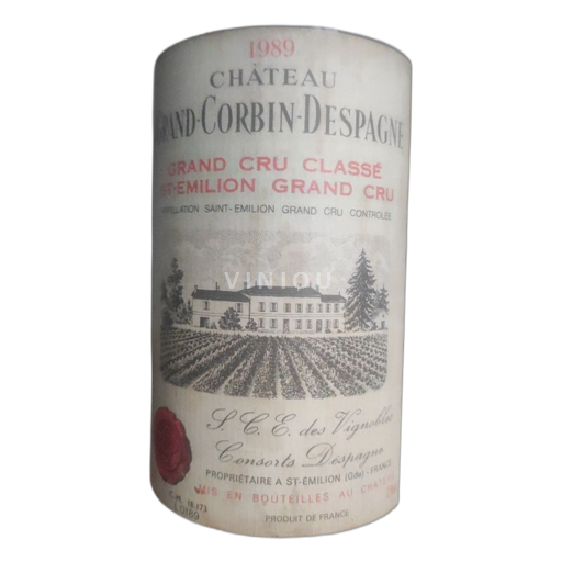 Bordeaux Saint-Émilion Grand Cru Château Grand-Corbin-Despagne 1989