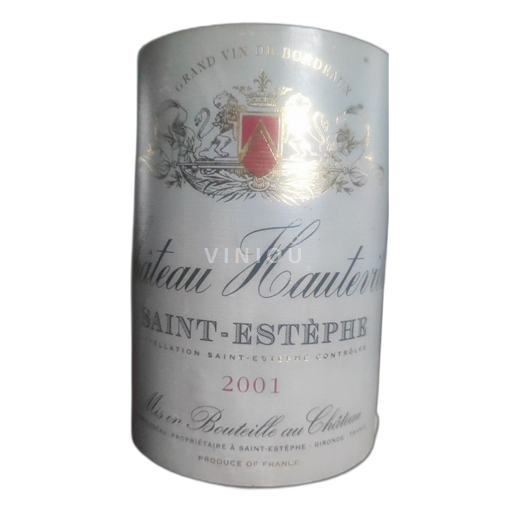 Bordeaux Saint-Estèphe Château Hauteville  2001
