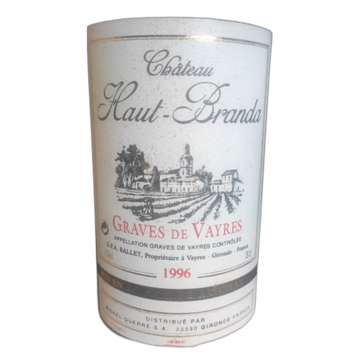 Burdeos Graves-de-vayres Château Haut-Branda 1996