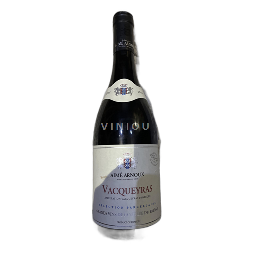 Rhônedalen Vacqueyras Aimé Arnoux Sélection Parcellaire 2018