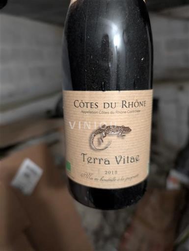 Valle del Ródano Côtes del Ródano Terra Vitae 2018