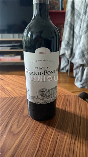 Bordeaux Saint-Émilion Grand Cru Chateau Grand-Pontet 2019