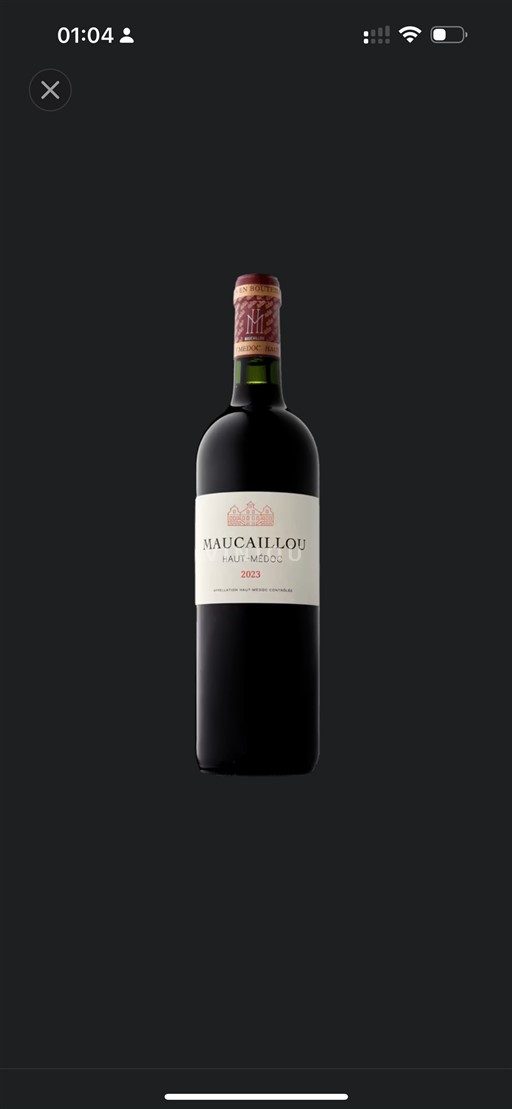 Bordeaux Haut-Médoc Maucaillou 2016