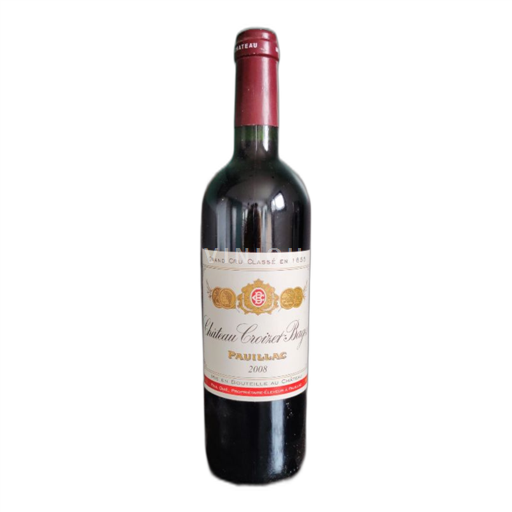 Bordeaux Pauillac Château Croizet-Bages 2008