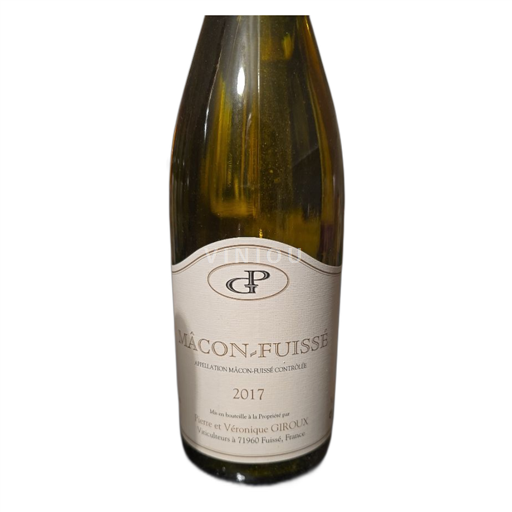Bourgogne Mâcon et mâcon-villages Pierre et Véronique Giroux 2017