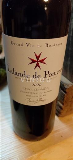 Bordeaux Lalande-de-Pomerol Maison bouey 2020