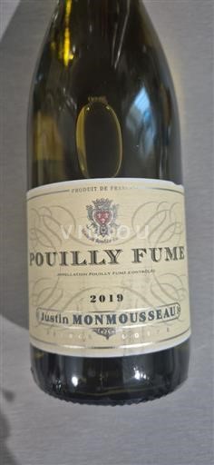 Loire Valley Pouilly-fumé Justin Monmousseau 2019