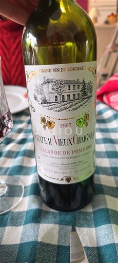 Bordeaux Lalande-de-Pomerol Château Vieux Chaigneau 2007