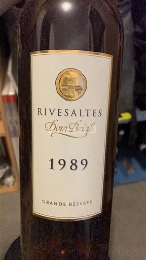 Rosellón Rivesaltes Dom Brial 1989