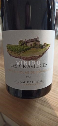 Vallée de la Loire Saint-Nicolas-De-Bourgueil Agnès et Xavier Amirault Les Gravilices 2021