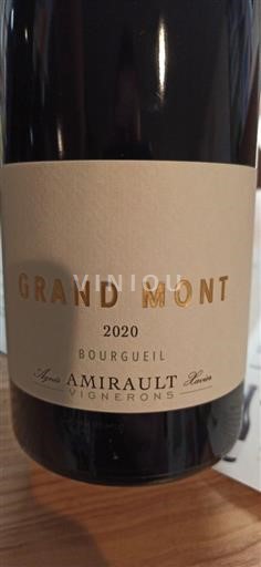 Loiredalen Bourgueil Amirault Vignerons Grand Mont 2020