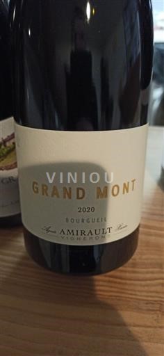 Loiredalen Bourgueil Amirault Grand mont 2020