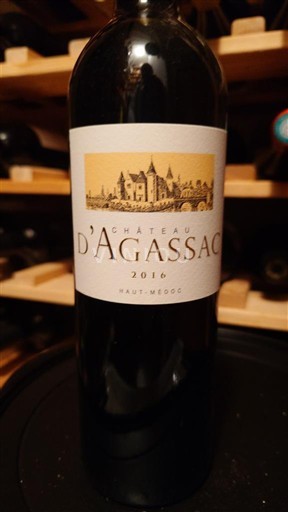 Bordeaux Haut-Médoc Château d'Agassac 2016