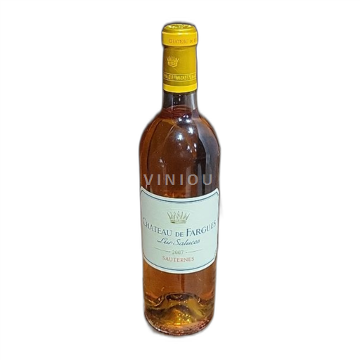 Burdeos Sauternes Chateau de Fargues 2007