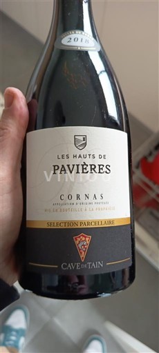 Rhône-dalen Cornas Cave de Tain Les Hauts de Pavières 2018
