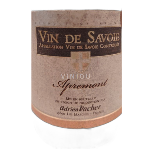 Savoie và Bugey Apremont Adrien Vacher 2010