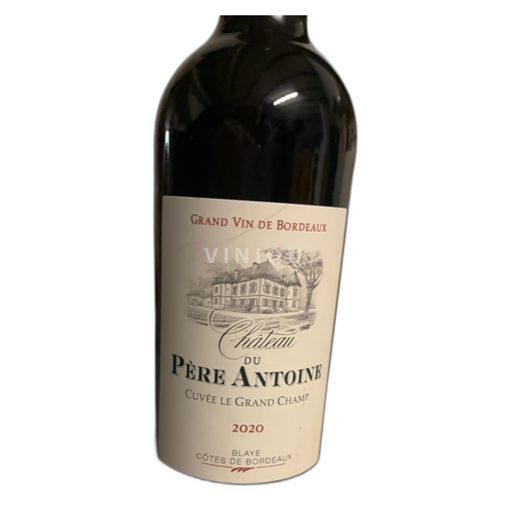 Bordeaux Blaye-côtes-de-bordeaux Château du Père Antoine 2020