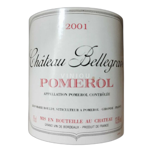 Bordeaux Pomerol Château Bellegrove 2001