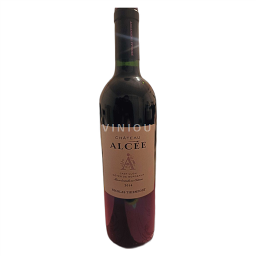 Bordéus Castillon-côtes-de-bordeaux Château Alcée 2014