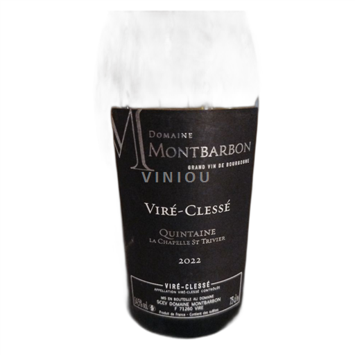 Bourgondië Viré-Clessé Domaine Montbarbon Quintaine La Chapelle St Trivier 2022