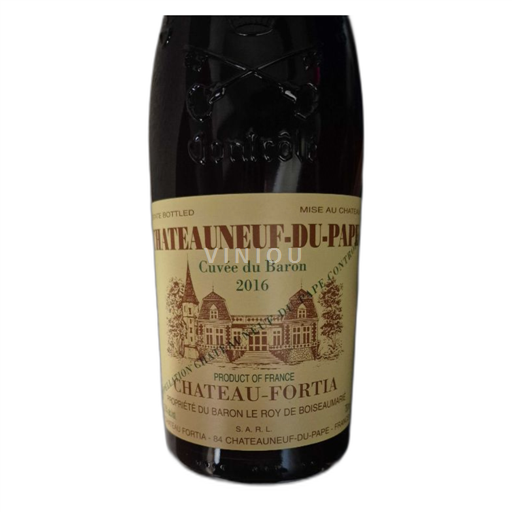 Thung lũng Rhône Châteauneuf-du-pape Château Fortia du Baron 2016