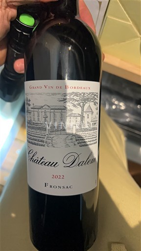 Bordéus Fronsac Chateau Dalem 2022