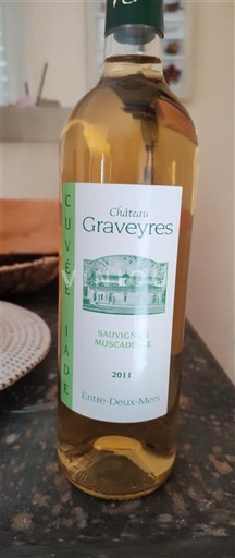 Burdeos Entre dos mares Château Graveyres Jade 2011