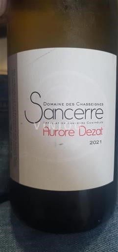 Thung lũng sông Loire Sancerre. Domaine des Chasseignes Aurore Dezat 2021