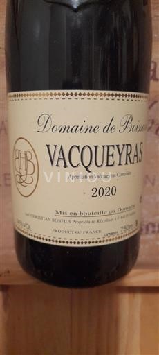 Rhônen laakso Vacqueyras Domaine de Boissan 2020