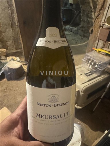 Bourgogne Meursault Nuiton-Beaunoy 2023
