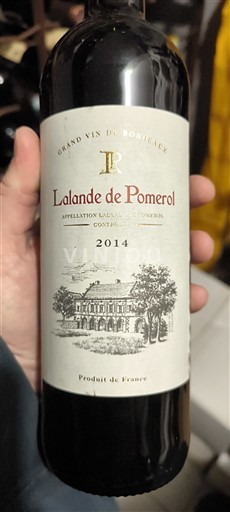 Bordeaux Lalande-de-Pomerol Lalande de pomerol 2014