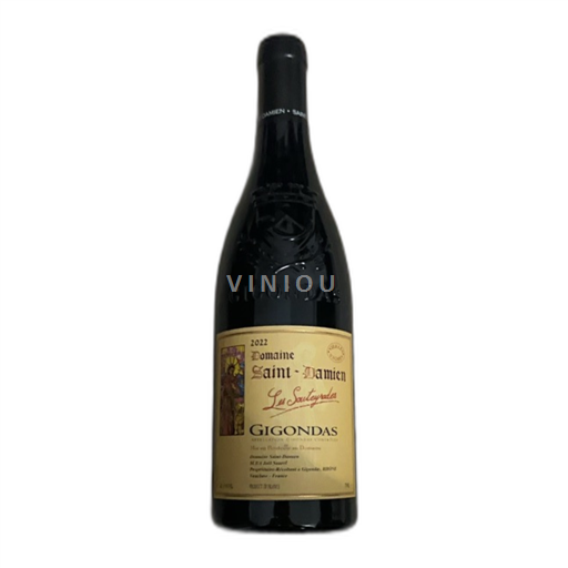 Rona dolina Gigondas Domaine Saint-Damien Les Souteyrades 2022