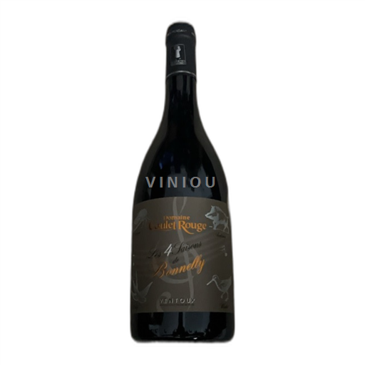 Rhônen laakso Ventoux Domaine du Coulet Rouge Les 4 Saisons de Bonnelly 2020