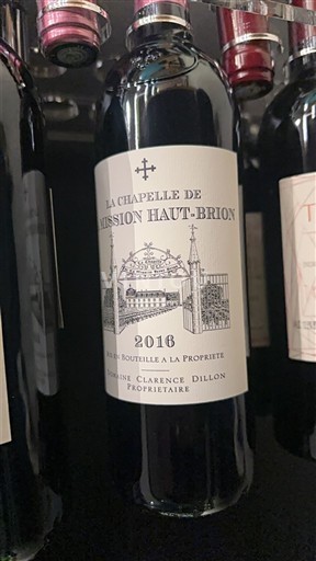 Bordeaux Pessac-Léognan La Chapelle de La Mission Haut-Brion 2016